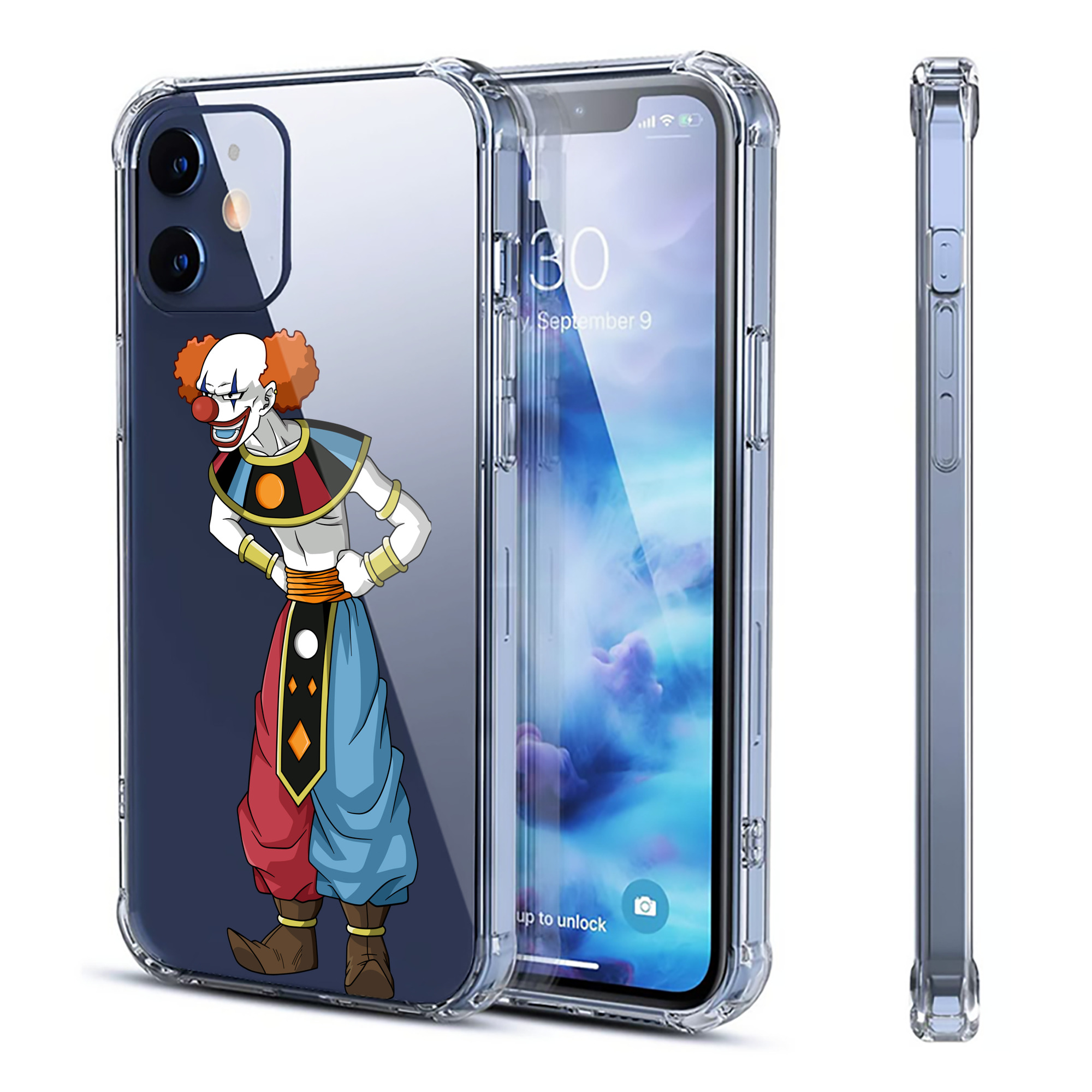 （画像用） ドラゴンボール DRAGON BALL 【iPhone 12シリーズ対応】透明スマホケース（クリアソフトケース）